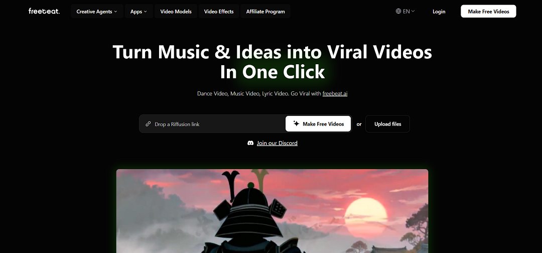 Freebeat AI is an innovative platform designed to help creators, musicians, and brands transform music into visually engaging videos with the power of artificial intelligence. 