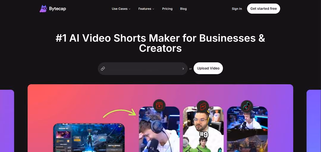 Bytecap is an AI-powered video creation platform designed to simplify the process of making engaging shorts and longer content for creators, businesses, educators, and marketers.