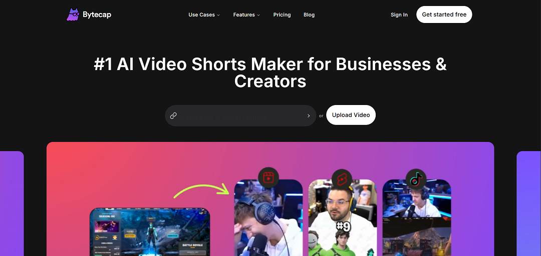 Bytecap is an AI-powered video creation platform designed to simplify the process of making engaging shorts and longer content for creators, businesses, educators, and marketers.