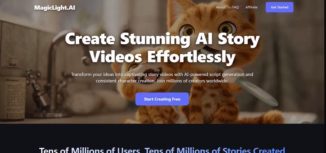 MagicLight.ai is an AI-powered storytelling and video creation platform designed to simplify the process of producing high-quality animated content.