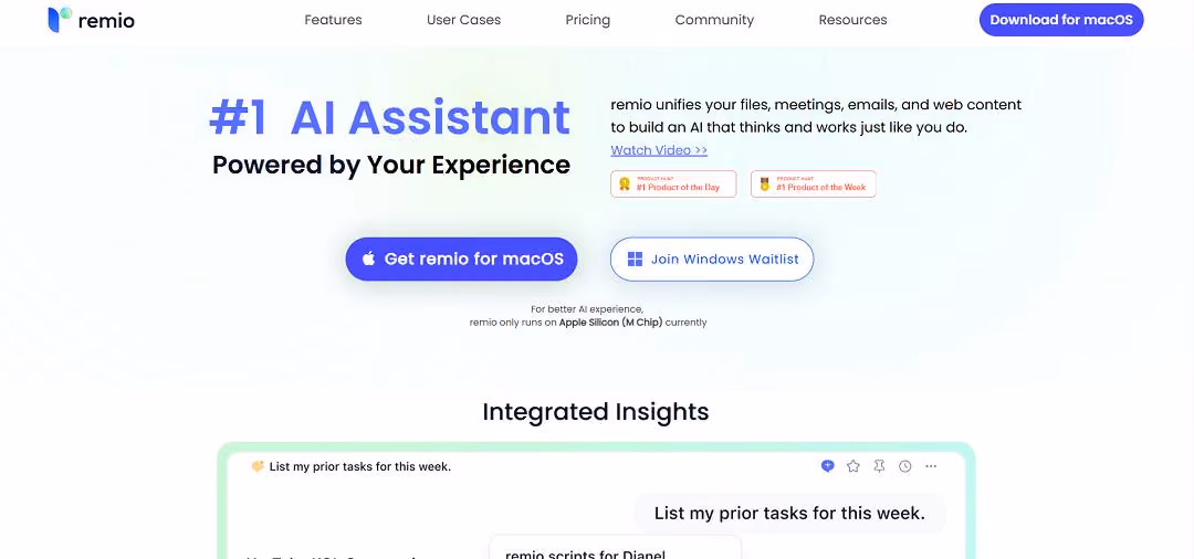 Remio AI is an advanced personal knowledge management assistant designed to help users efficiently collect, organize, and utilize information.