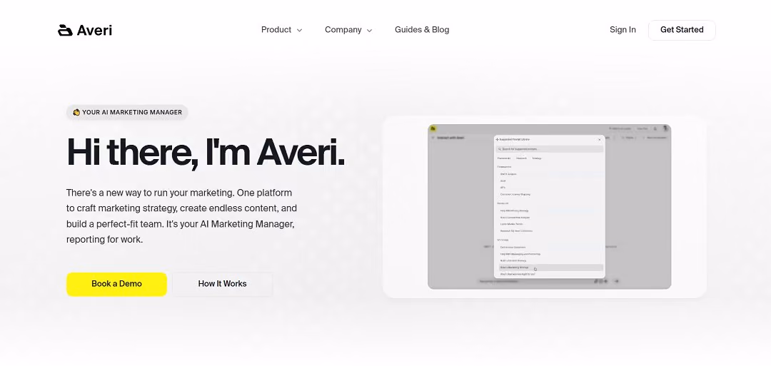 Averi AI is an innovative AI-powered marketing management platform designed to function as an all-in-one “AI Marketing Manager.”