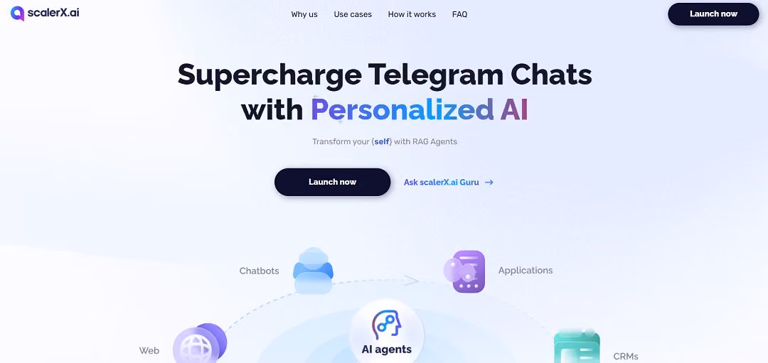 ScalerX is an innovative platform designed to help individuals and businesses create personalized AI agents that leverage the power of large language models (LLMs) combined with retrieval-augmented generation (RAG) technology. 