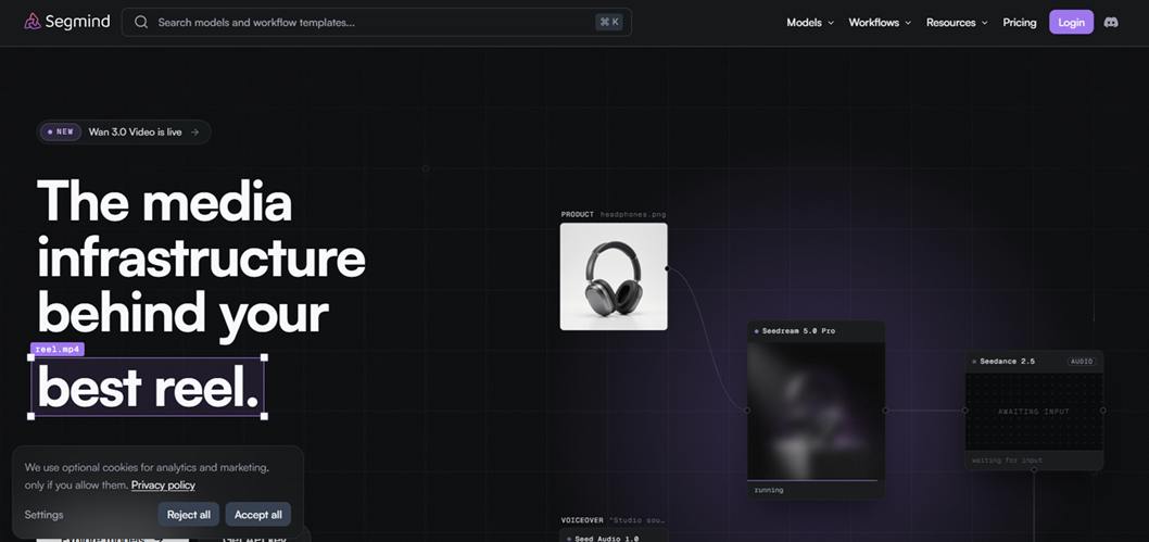 Segmind is a generative AI platform aimed at developers, creators, and businesses that want to build applications around image, video, and other AI-powered media. 