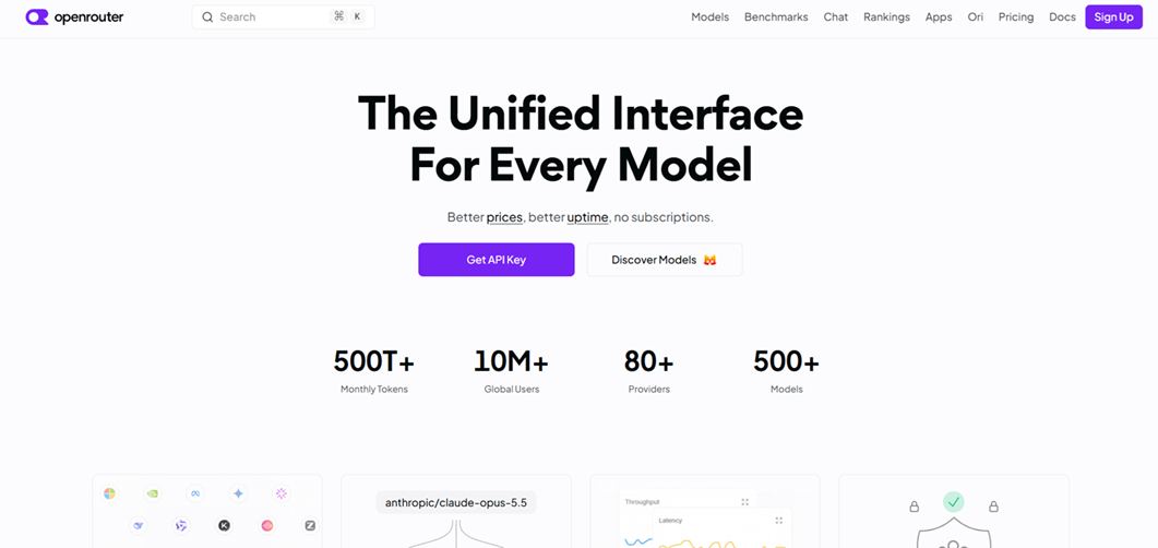 OpenRouter is an AI platform that gives developers a single API for accessing models from a wide range of AI providers. 