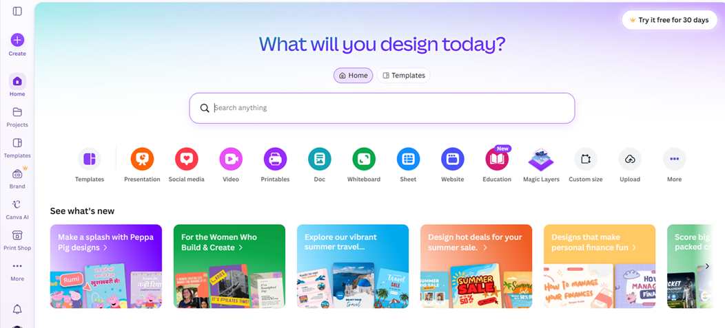 Canva has grown far beyond a simple online design editor. It is now a broad visual communication platform where individuals, creators, marketers, educators, and businesses can design everything from social media posts and presentations to videos, documents, ads, websites, and branded content.