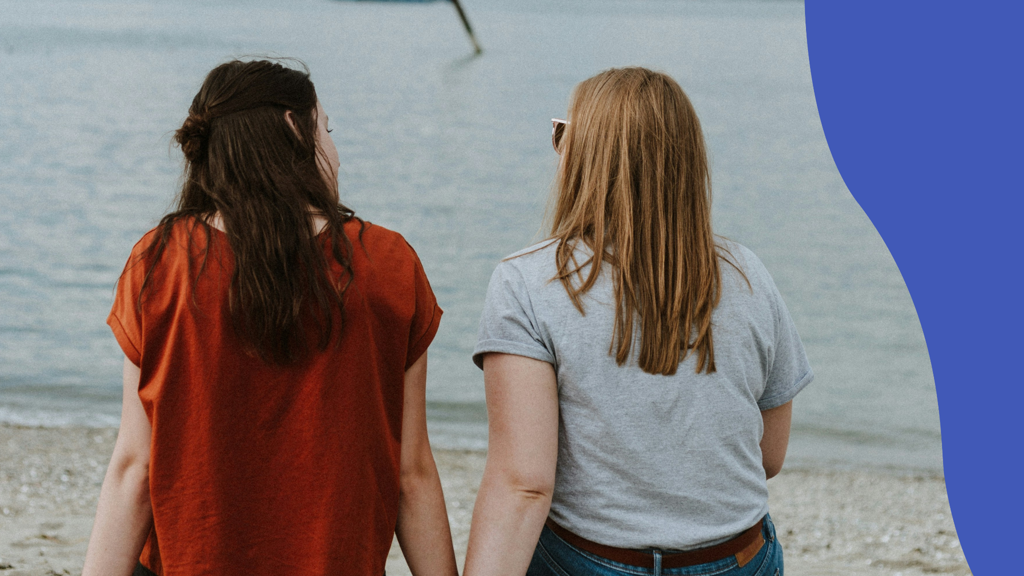 Two people sharing feedback consciously.