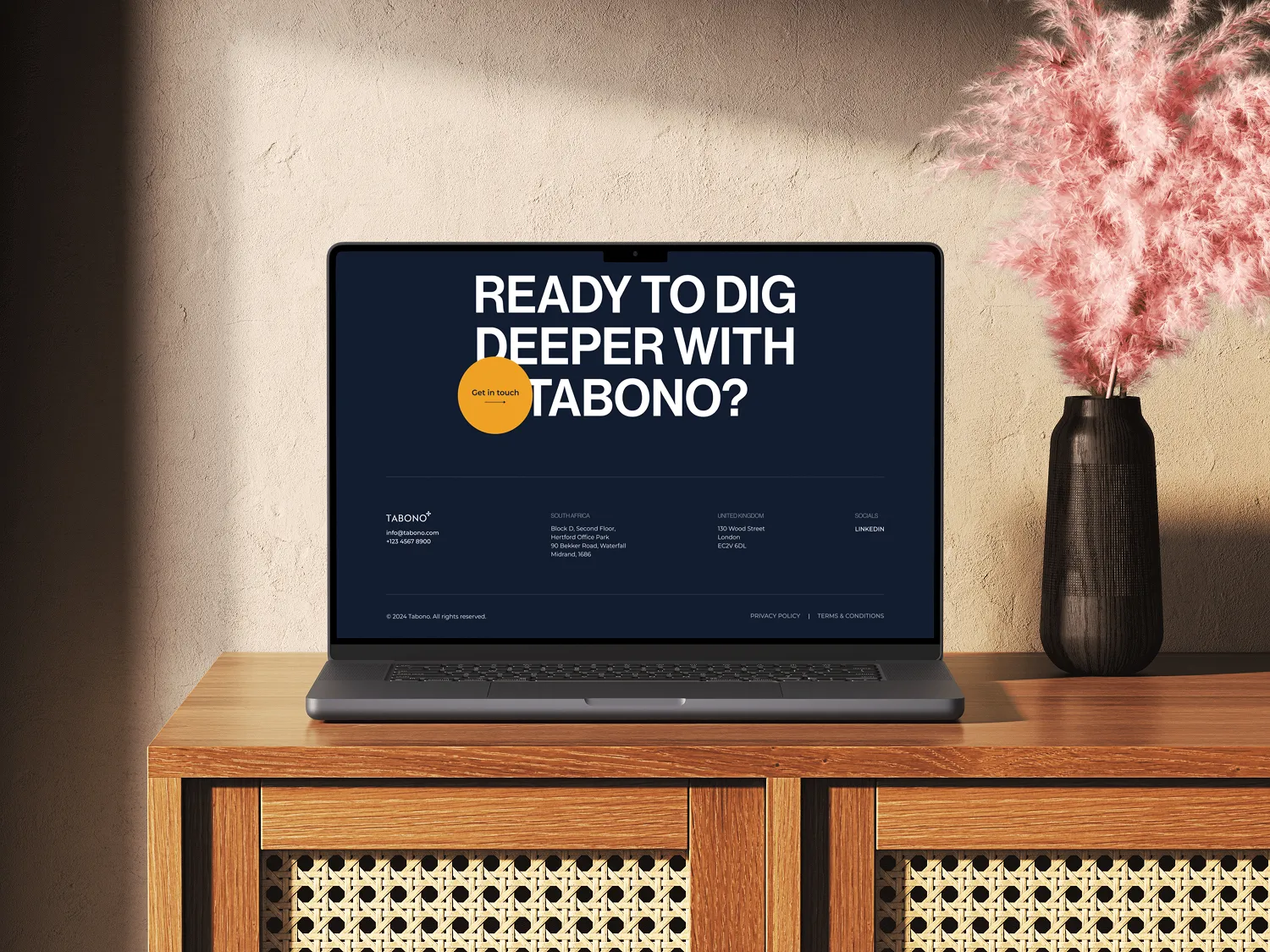 Tabono: Industrial Website Built in 3 Weeks for a Conference Launch project hero