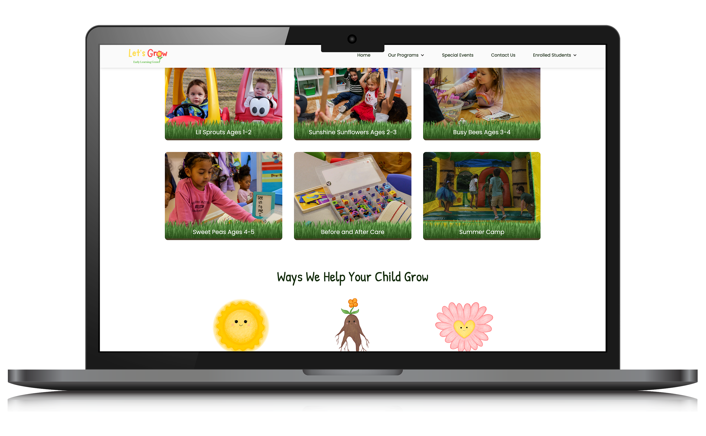 Let's Grow Redesigned Classroom options