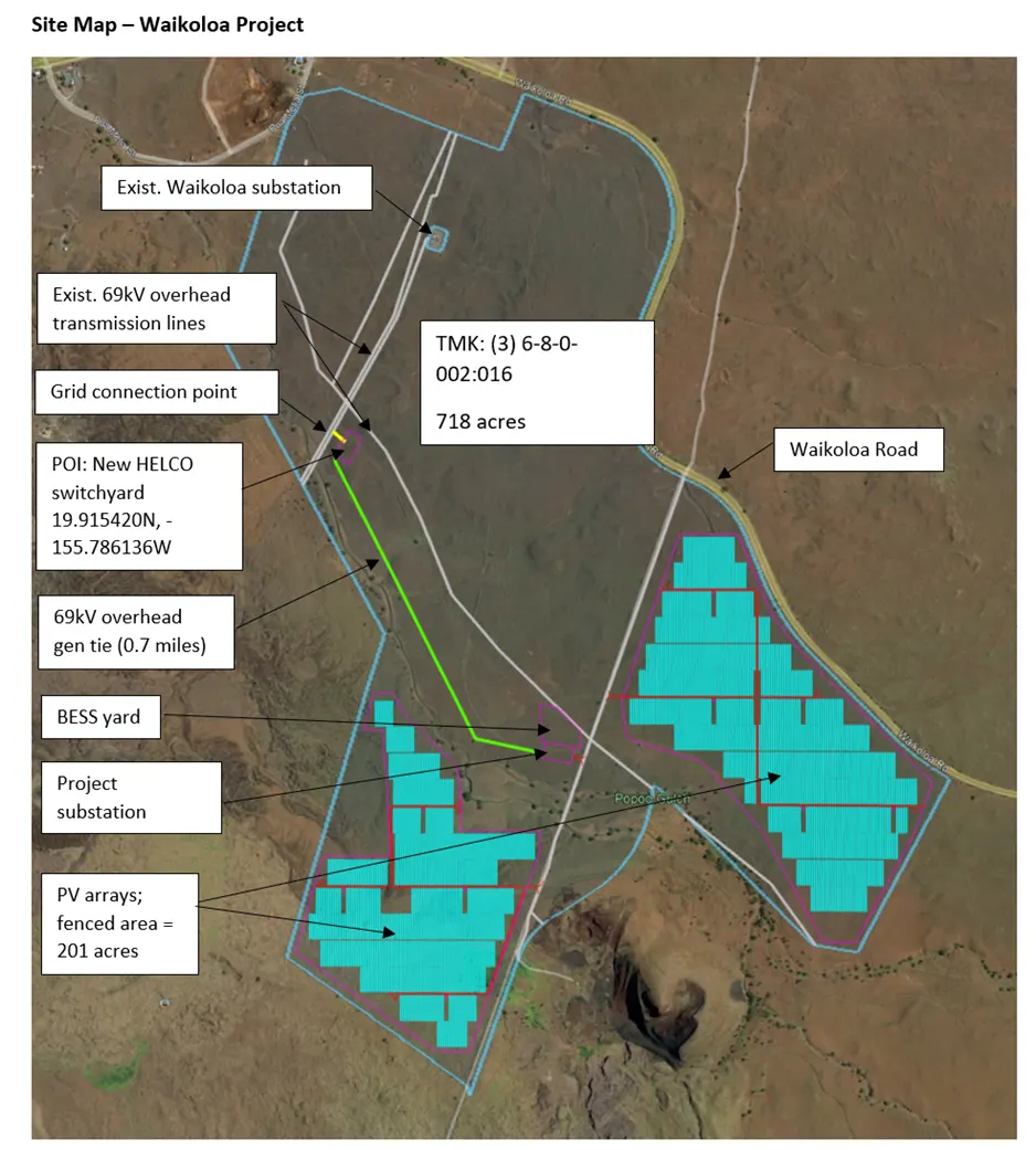 Waikoloa Site map