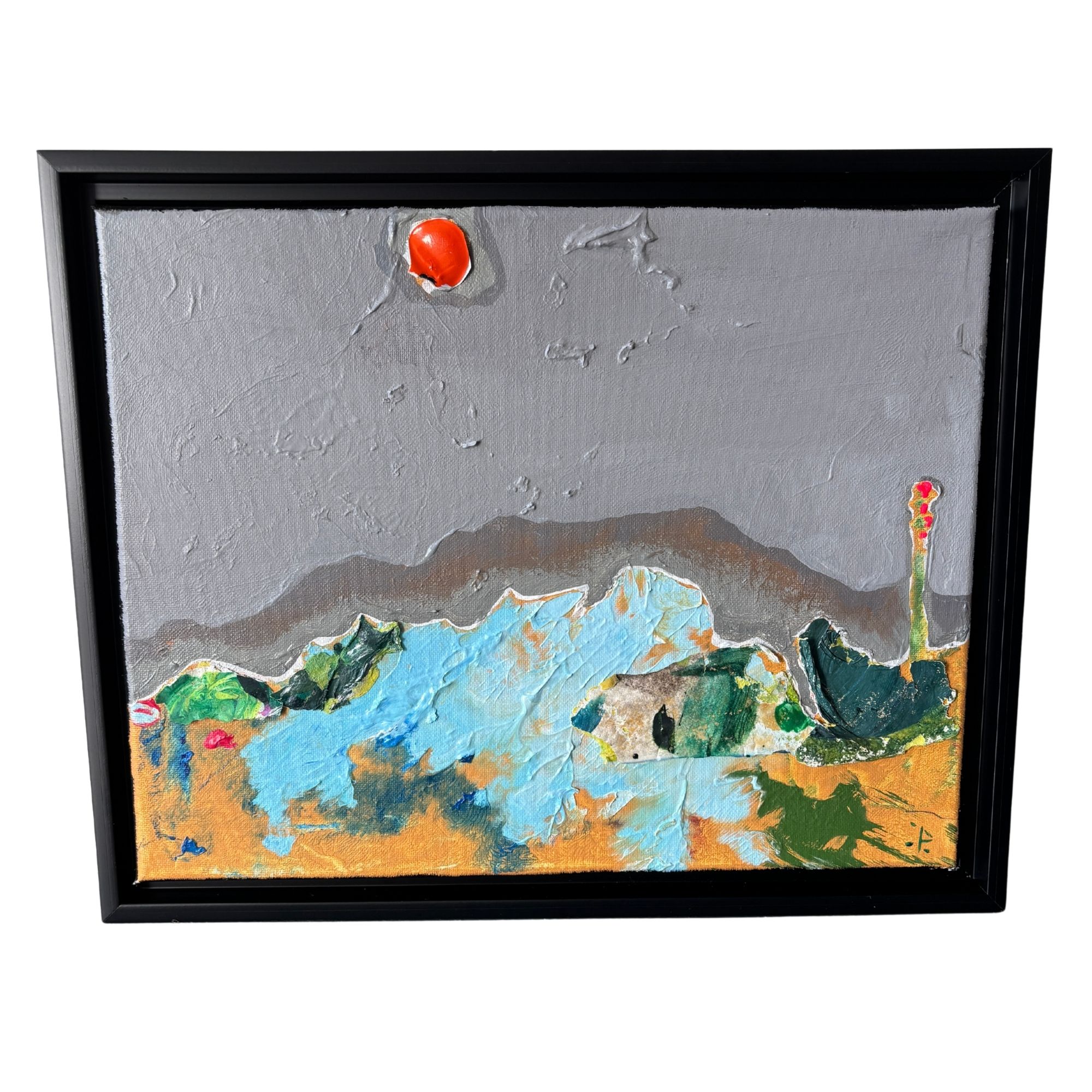 A calming piece suited for serene spaces such as bedrooms, studies, or quiet corners—its subdued palette invites reflection and stillness.