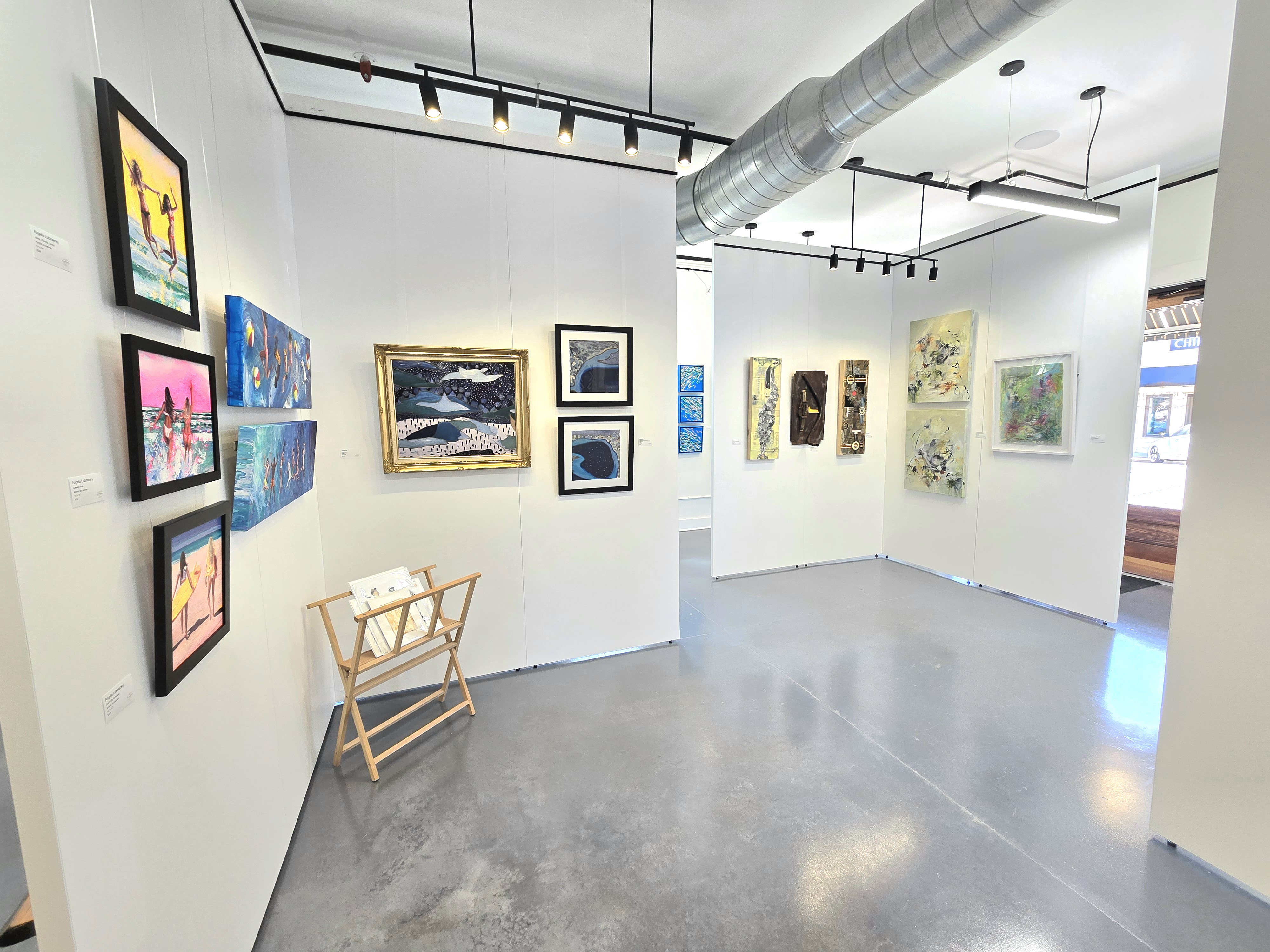 Front doors of Presson Art Gallery in Downtown Monroe, North Carolina