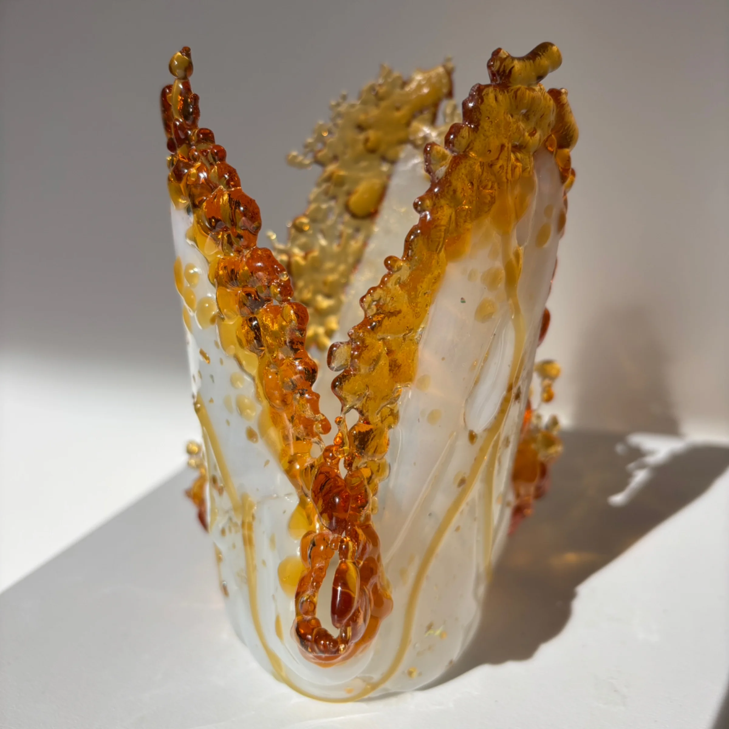 Halo glass sculpture by Elijah Kell