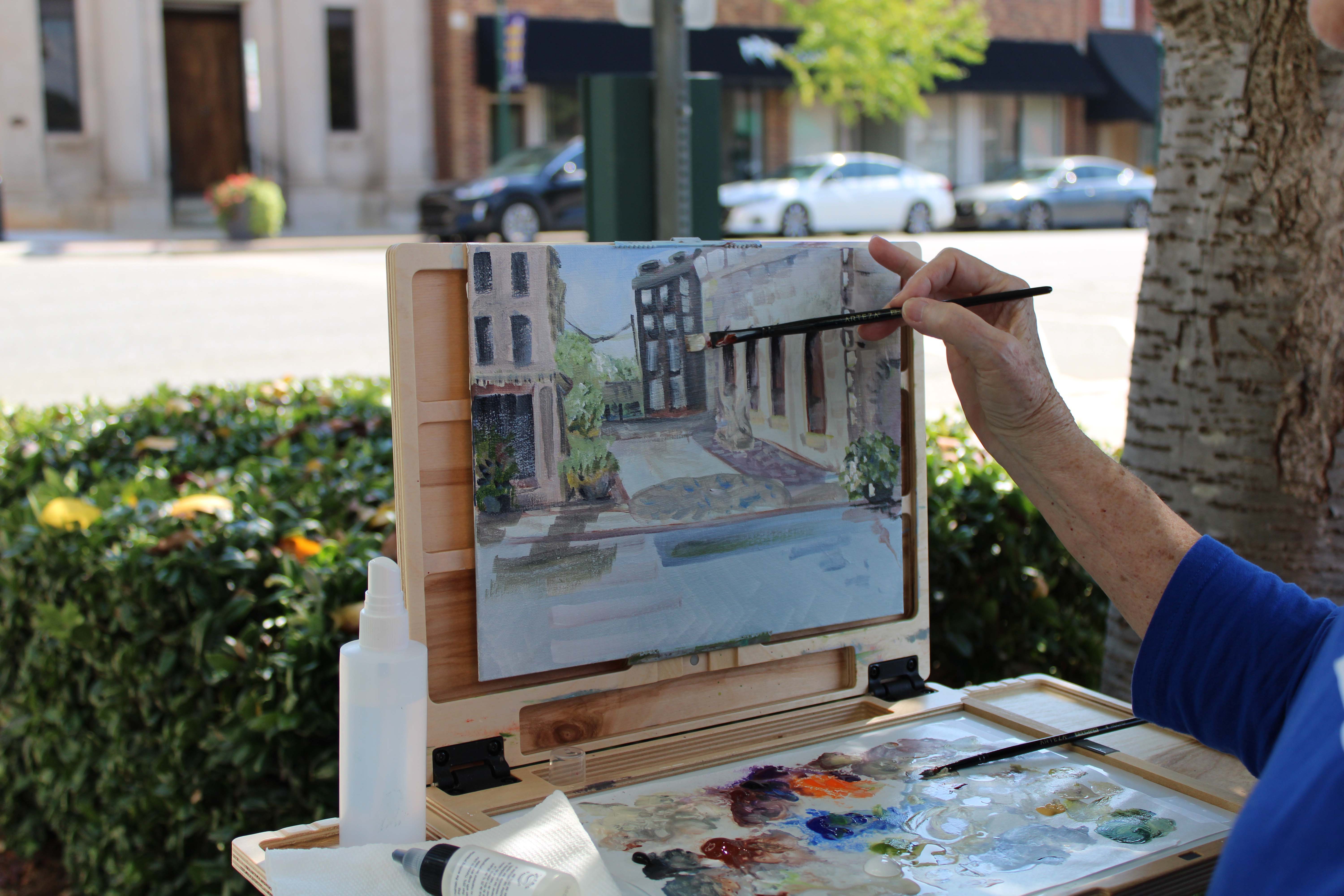 Urban Sidewalk Plein Air Series 2025