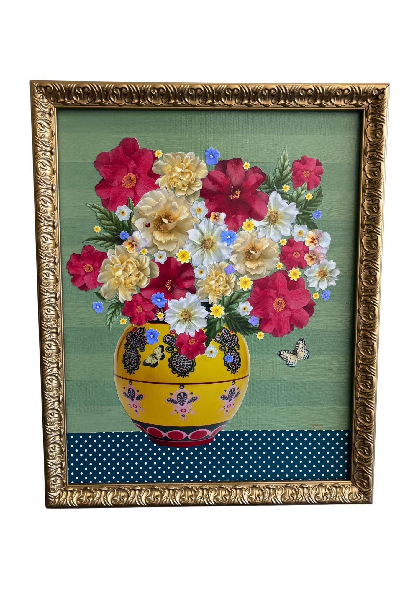 a bouquet of flowers