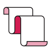 Icon depicting a graph tracking business analytics
