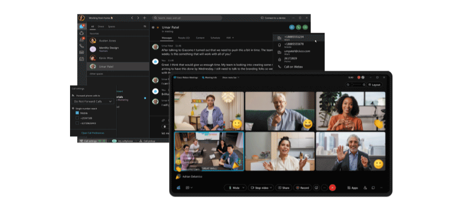 Teams calling capabilities within the familiar Teams interface