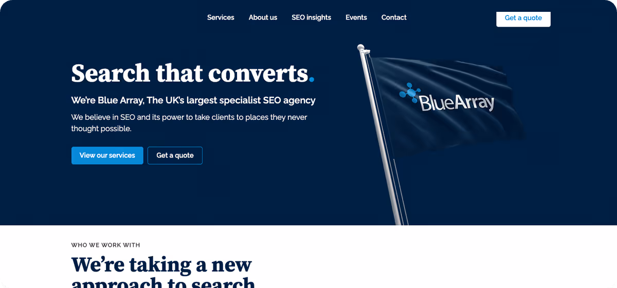 Blue Array - Link to website