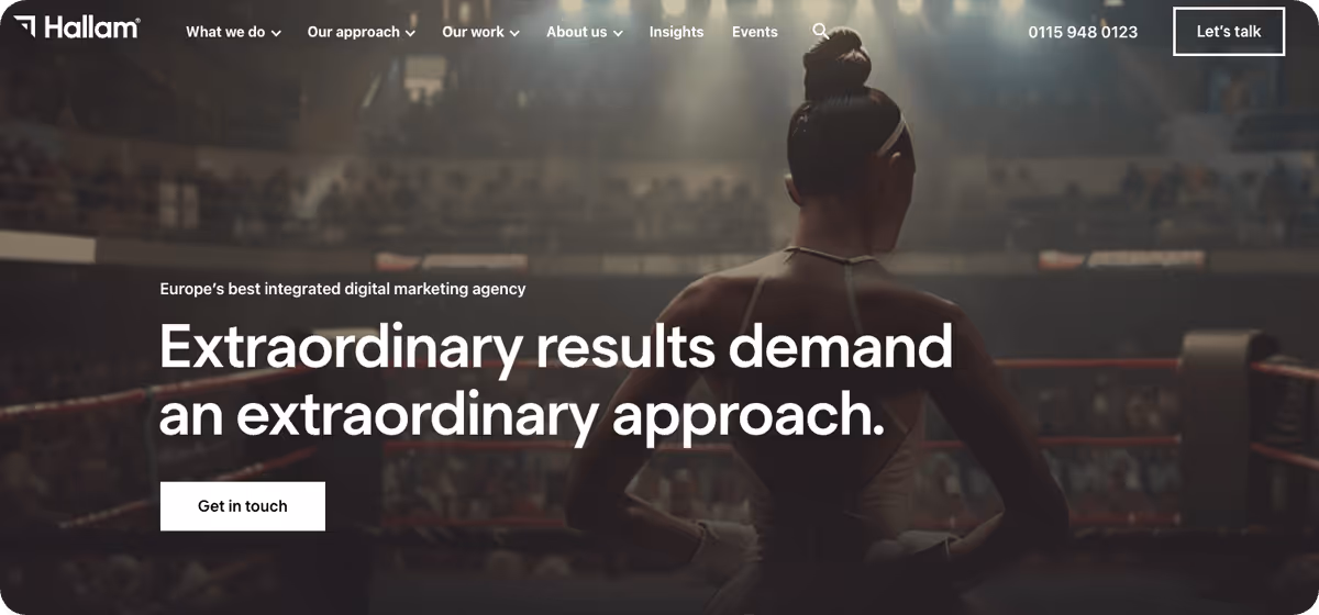 Hallam website