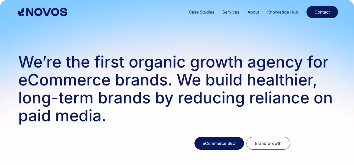 Novos - link to website