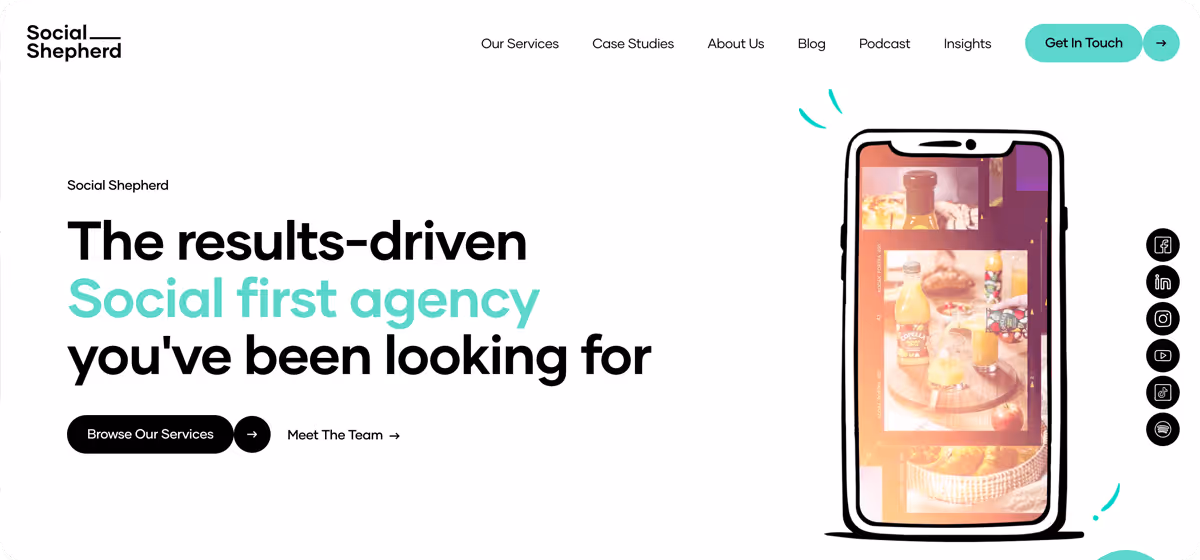 The Social Shepherd website - link to website