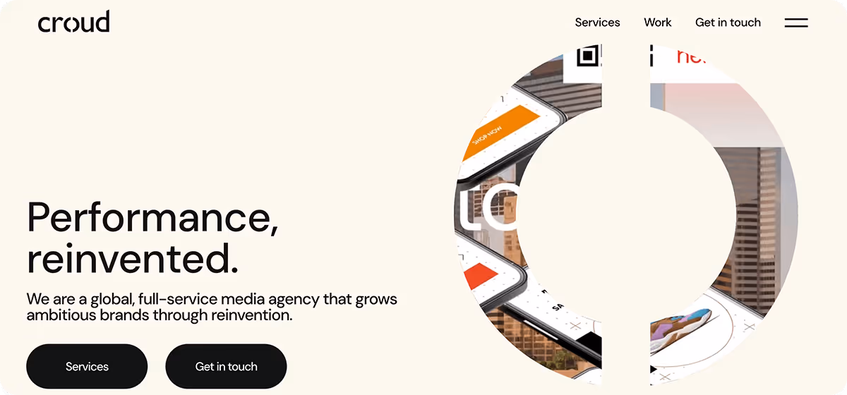 Croud website - link to website