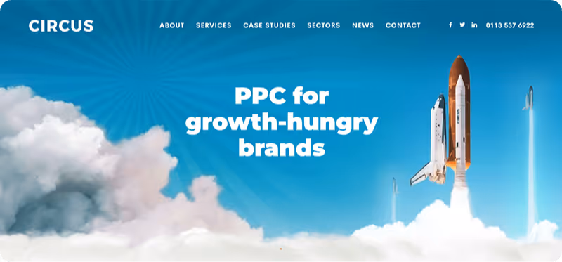 Circus PPC website - link to website