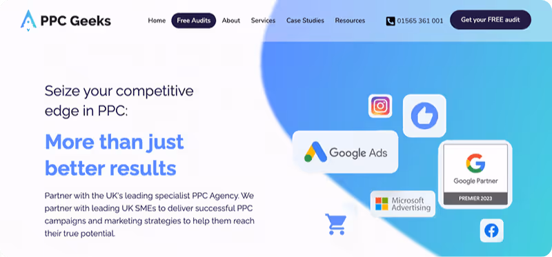 PPC Geeks website - link to website