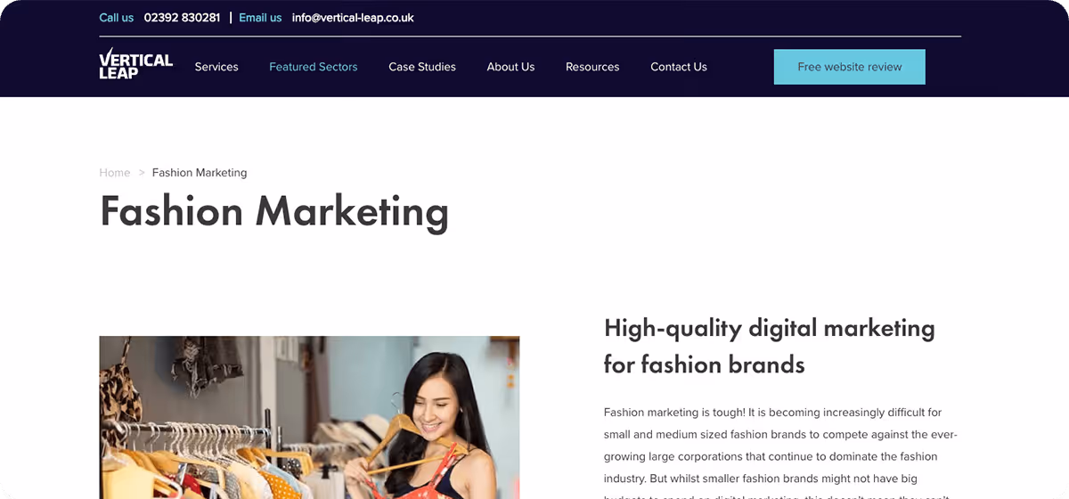 Vertical Leap website - link to website