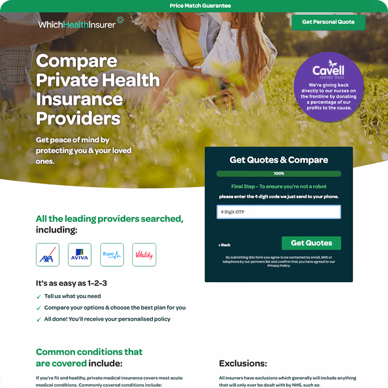 WhichHealthInsurer website