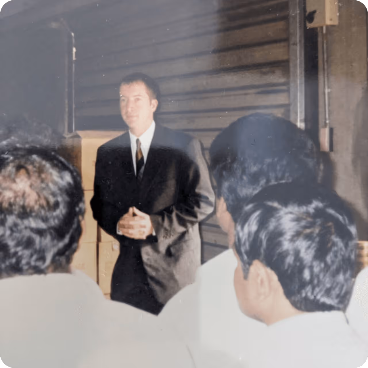 Steve Hyde in Dubai in the 1990's