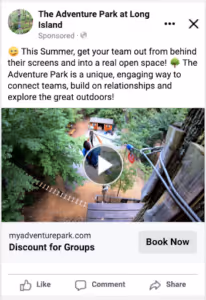 Outdoor Ventures - Facebook Ad Example