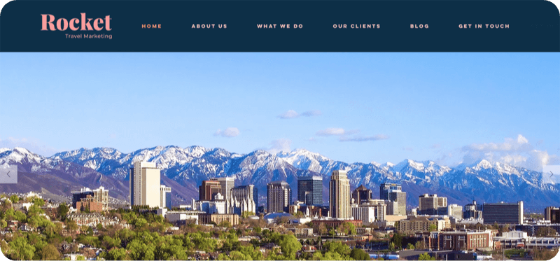 Rocket Travel Marketing - link to website