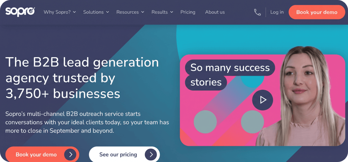 Sopro homepage