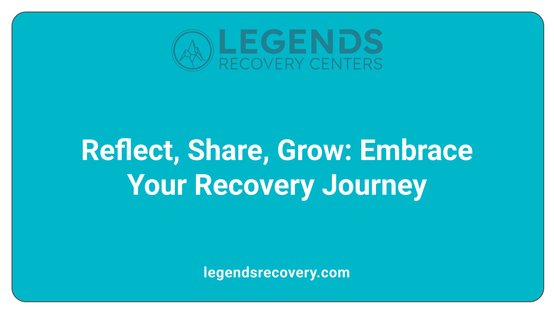 Reflect, Share, Grow: Embrace Your Recovery Journey