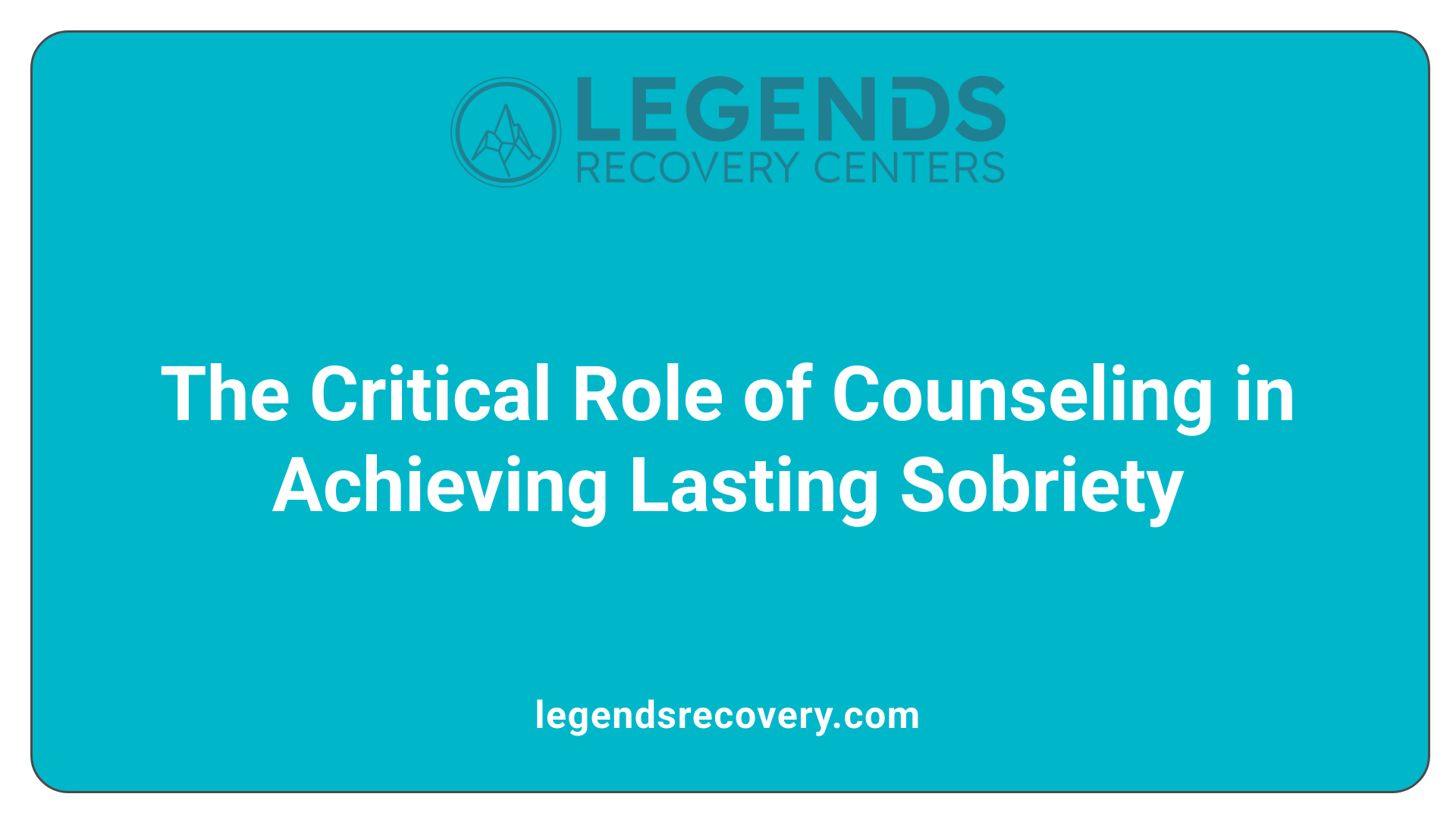 The Critical Role of Counseling in Achieving Lasting Sobriety