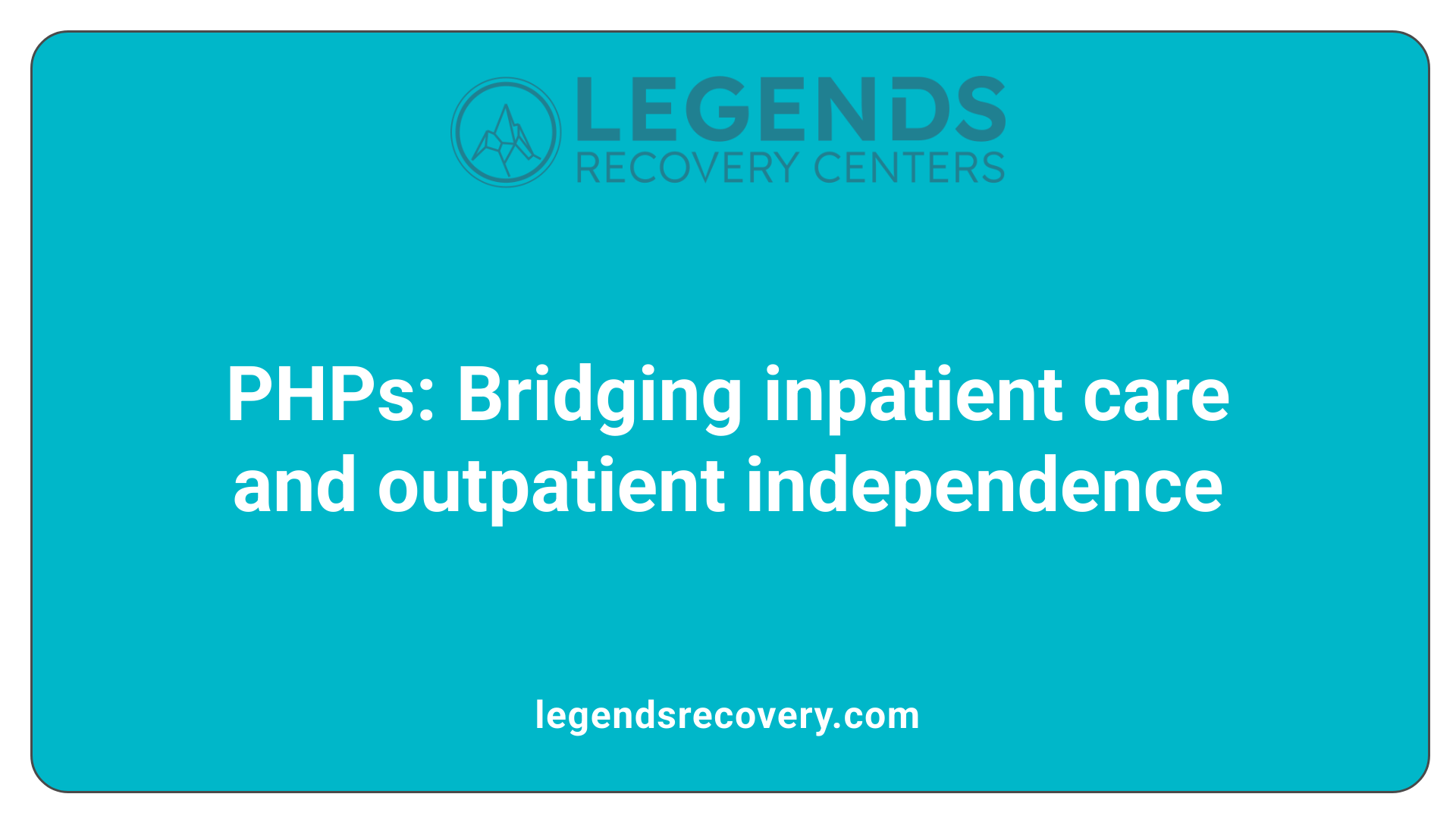 PHPs: Bridging inpatient care and outpatient independence