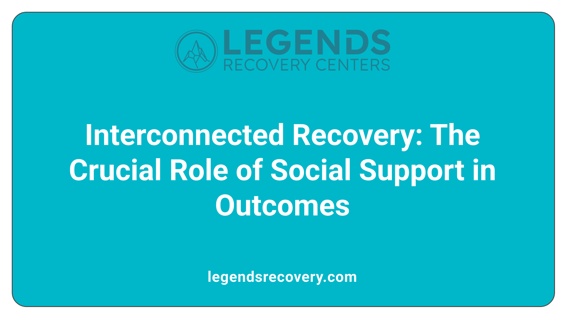 Interconnected Recovery: The Crucial Role of Social Support in Outcomes