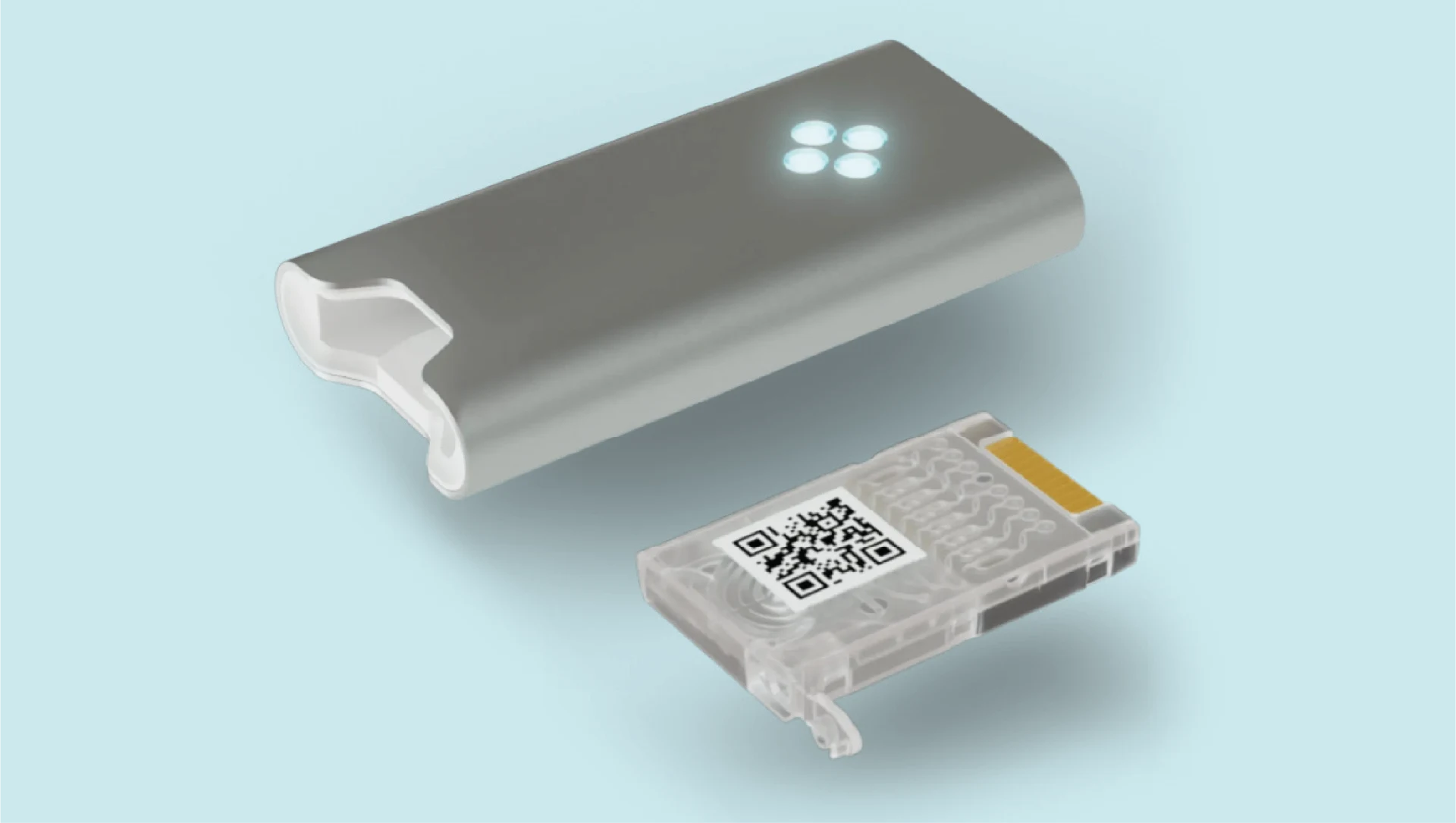Alveo Analyzer with a test cartridge