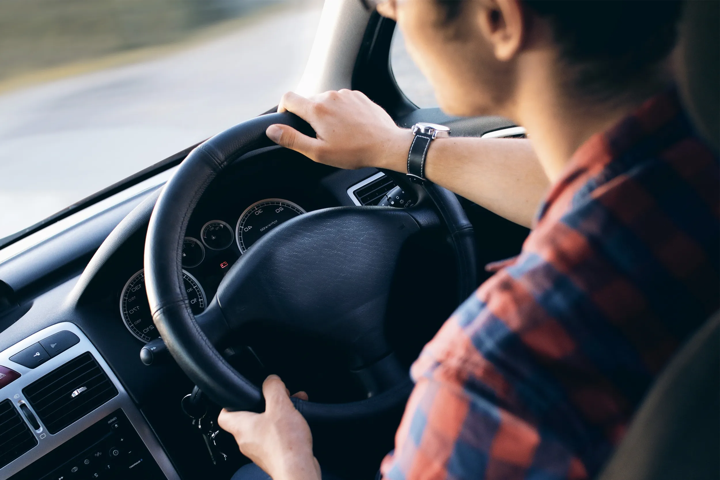 Person driving