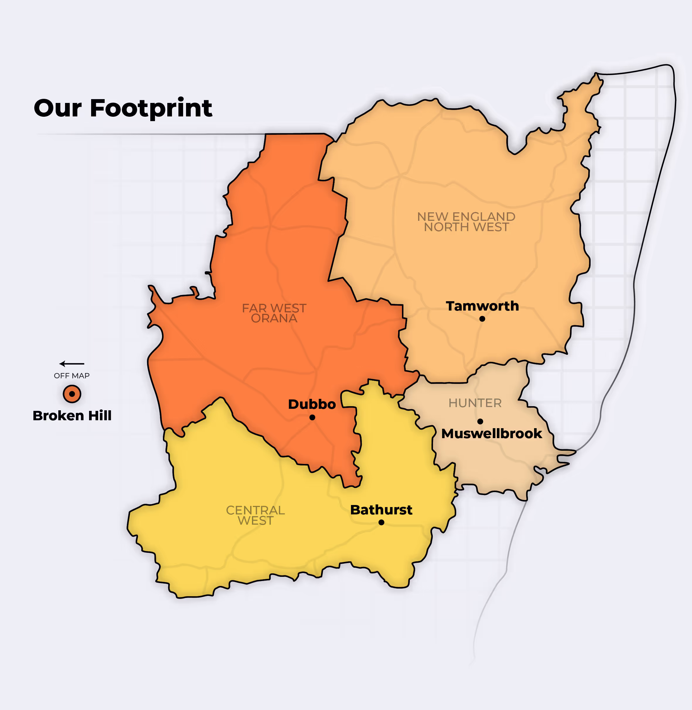Joblink Plus footprint map