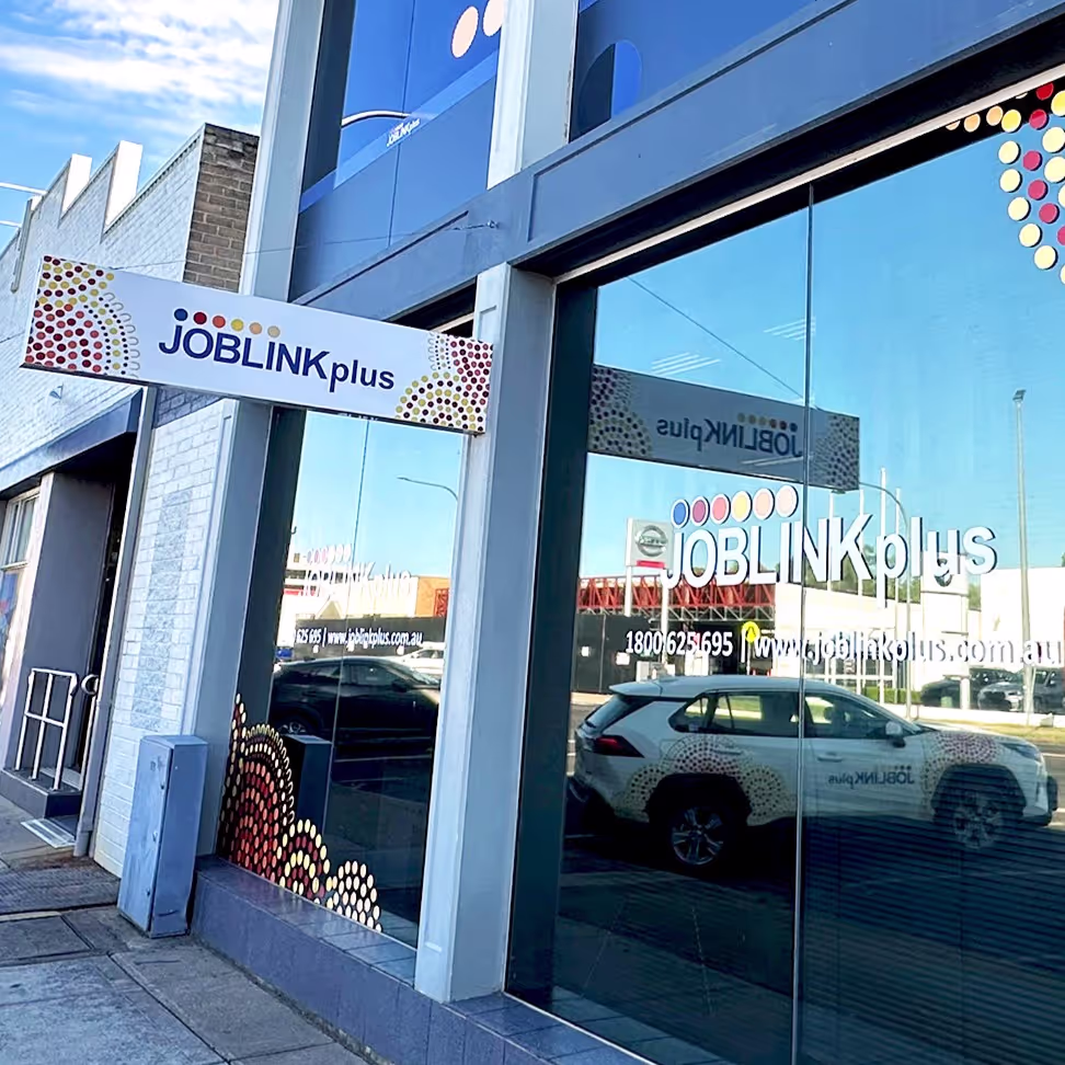 Front of Joblink Plus building