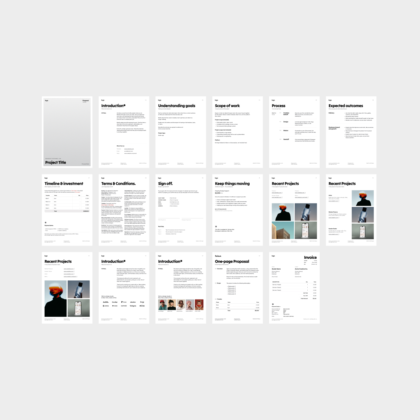 Grid layout kit for figma