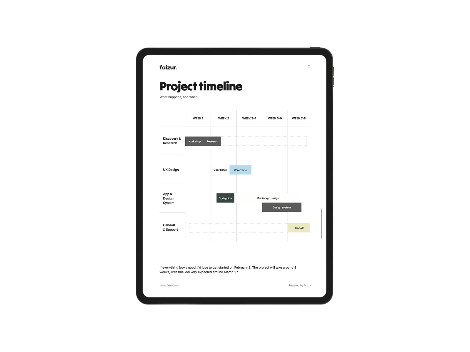 proposal kit for freelancer and designer