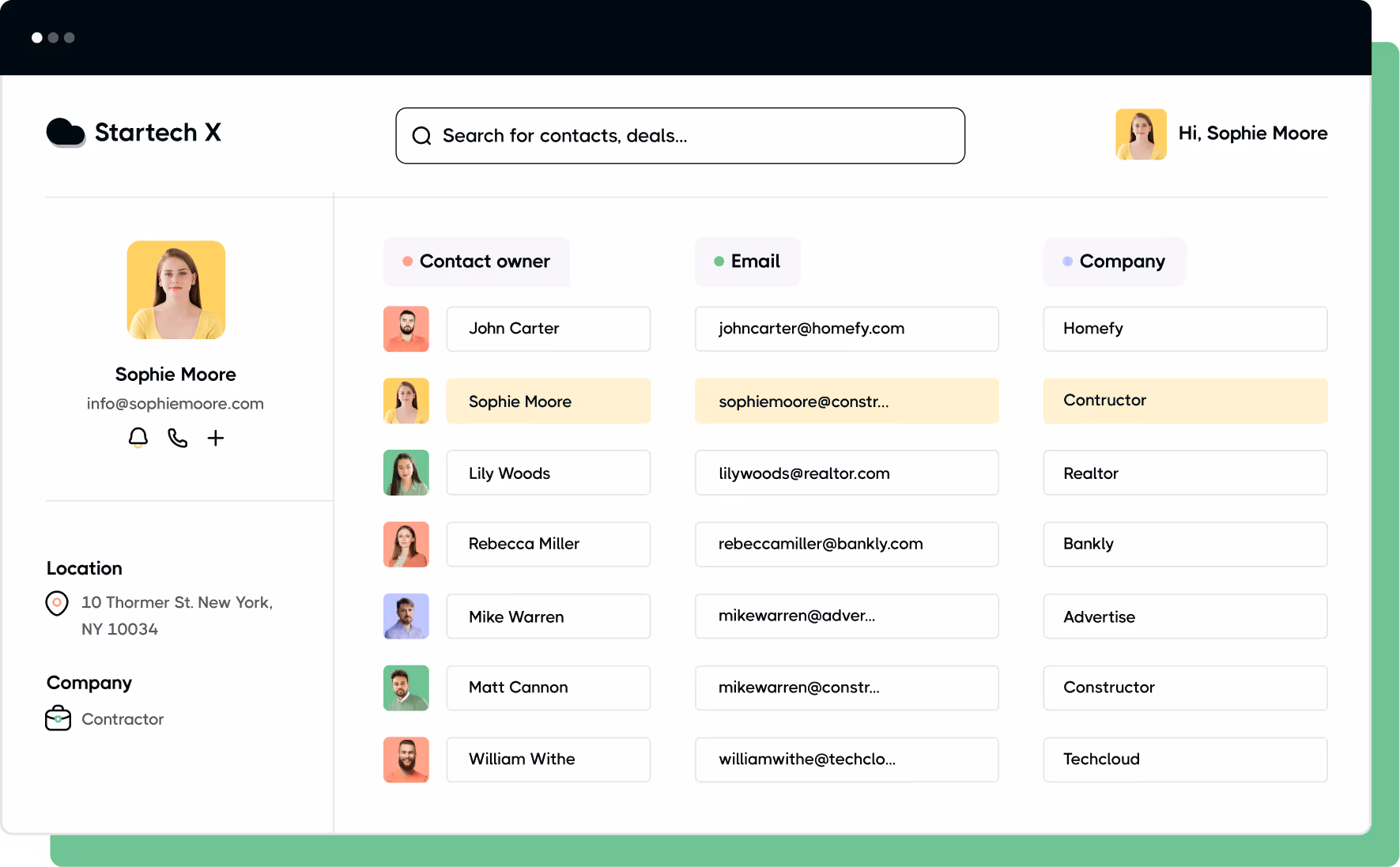 Presenting The
Next CRM Platform - Startech X Webflow Template
