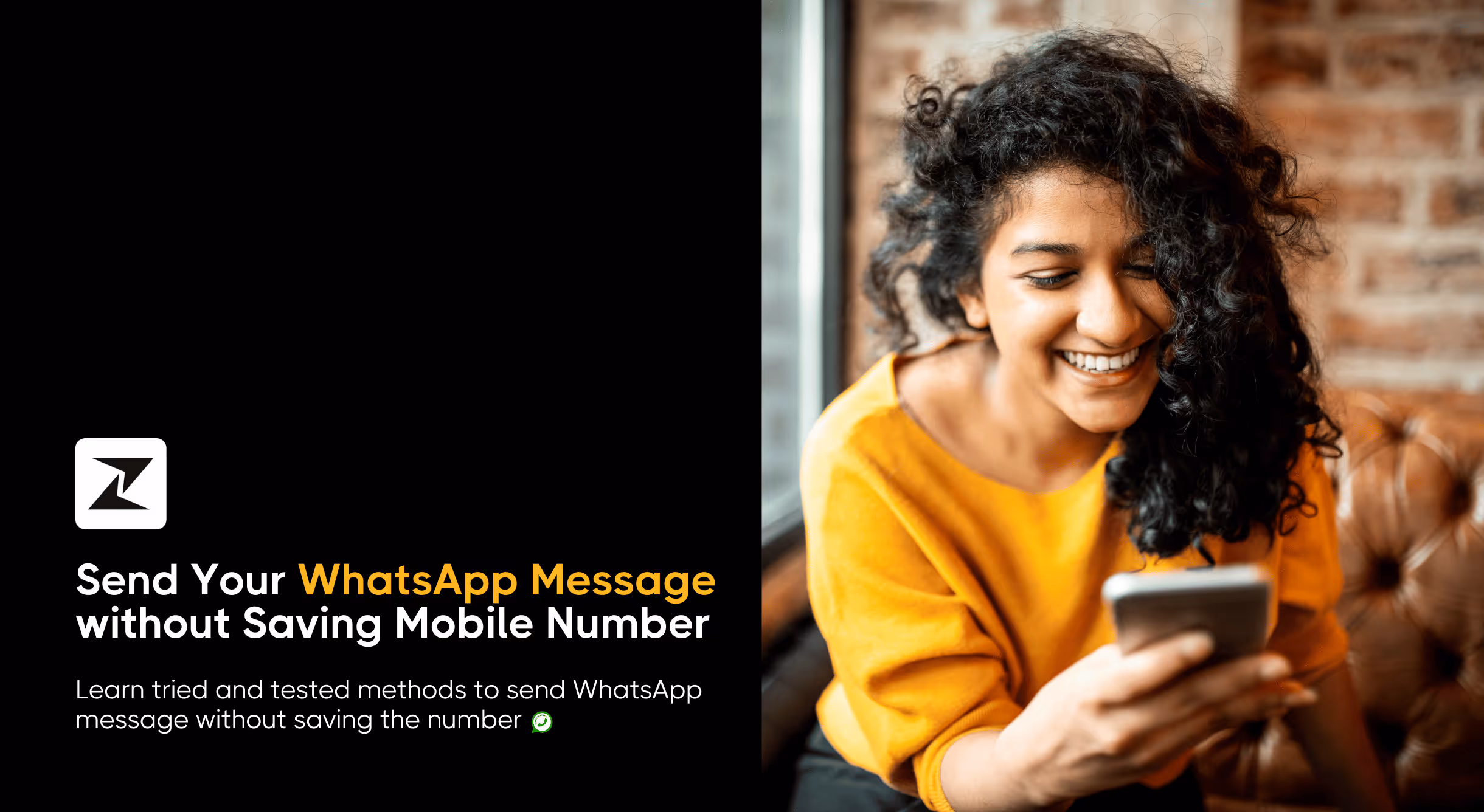 How to Send WhatsApp Message without Saving Number
