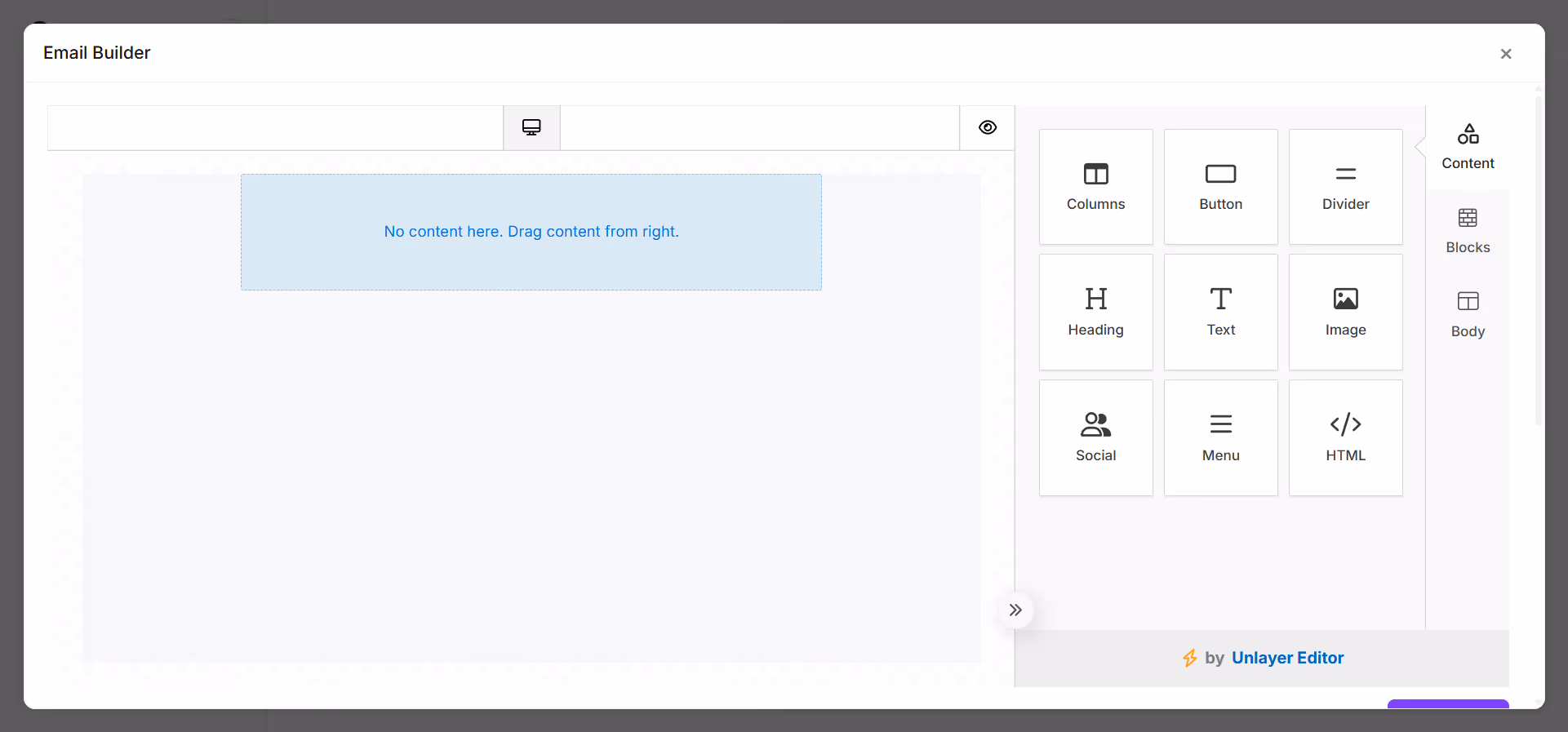Zixflow’s code-free email editor lets you design personalized emails for your outreach.