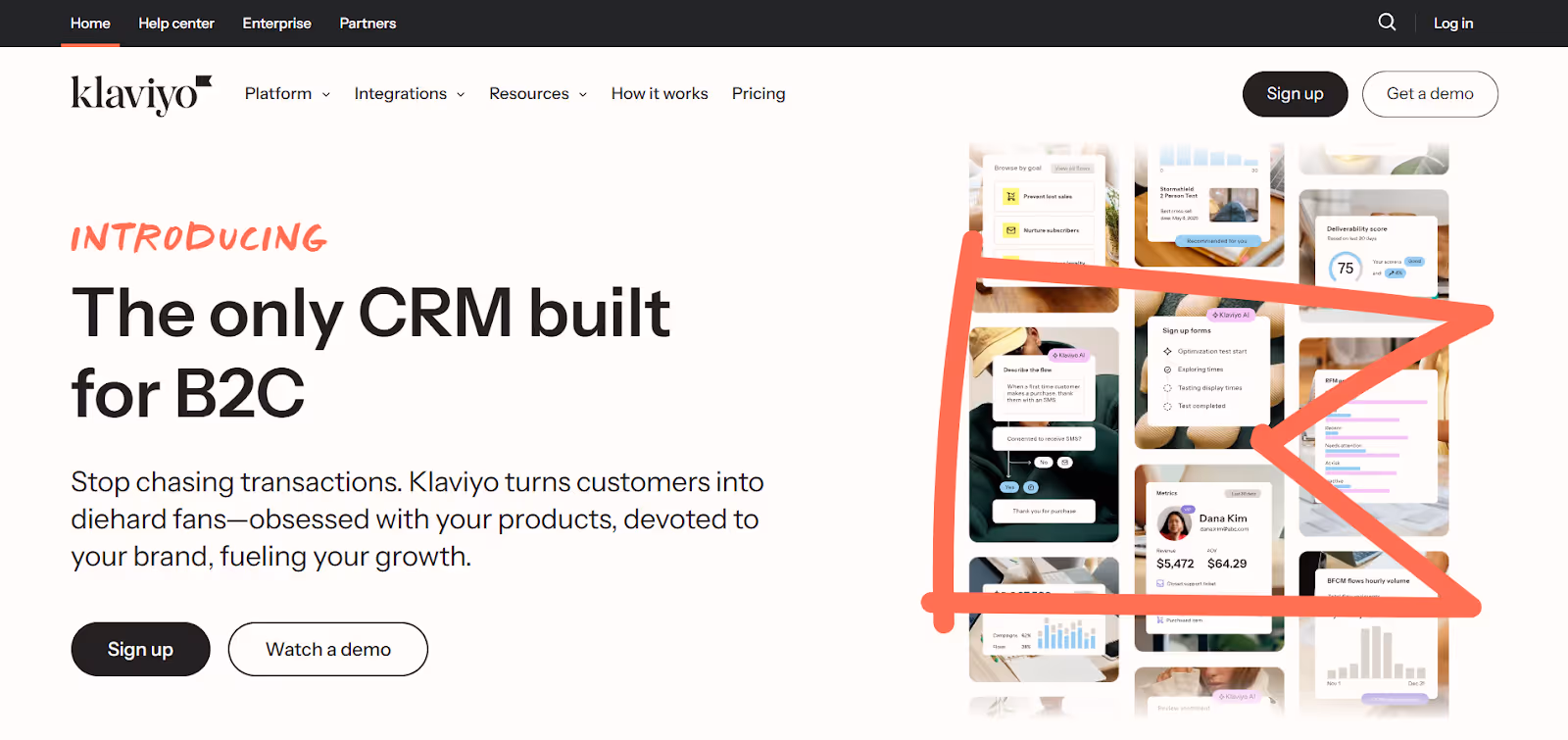 Klaviyo is a renowned Bird alternative designed for e-commerce businesses.