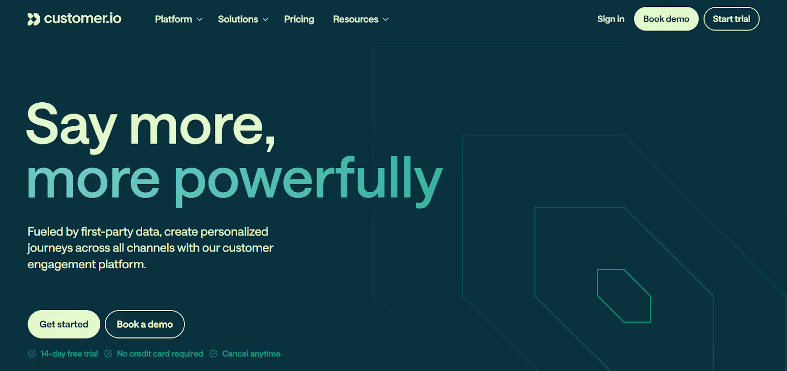 Customer.io is a customer engagement and marketing automation platform.