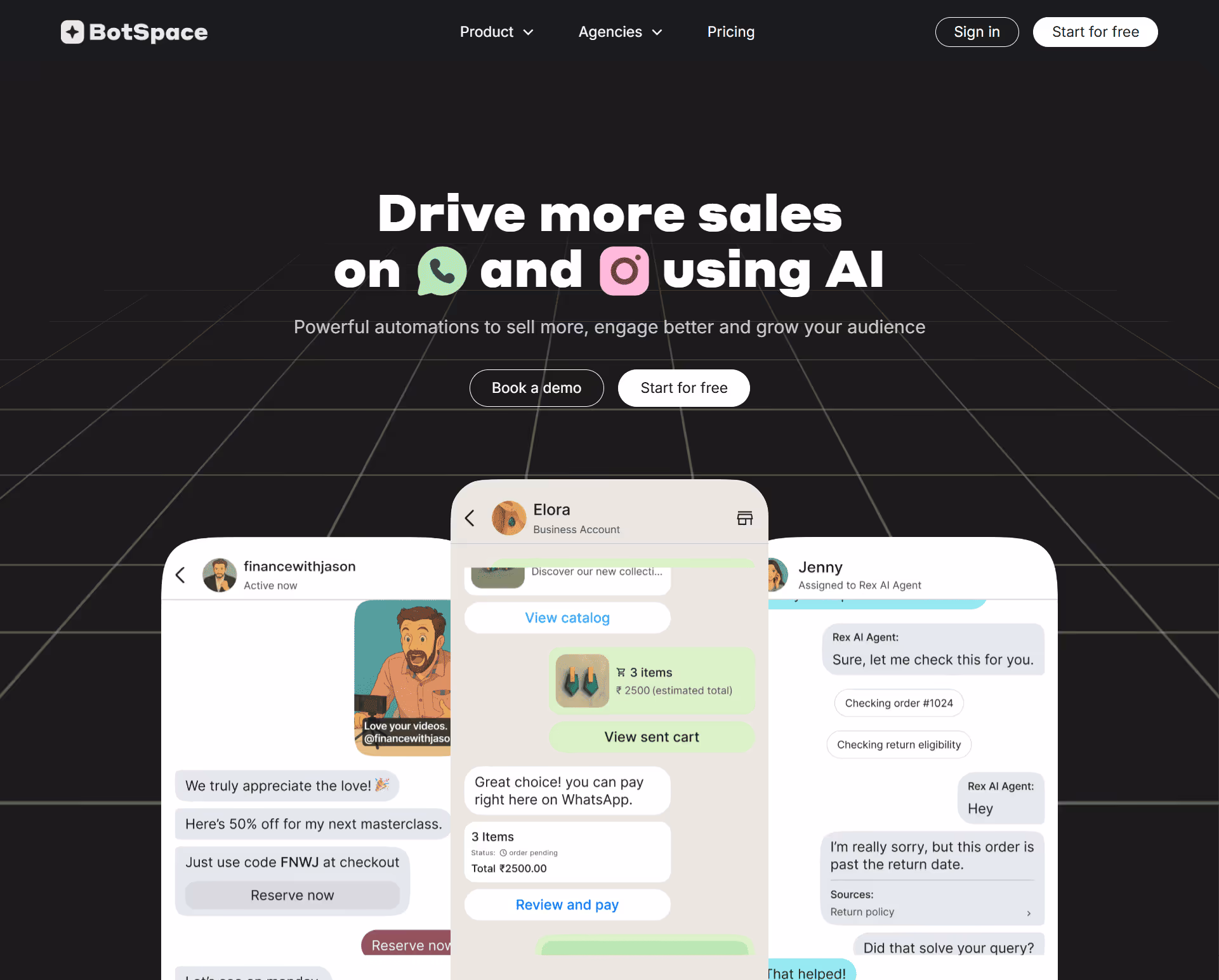 BotSpace, an official WhatsApp API provider.